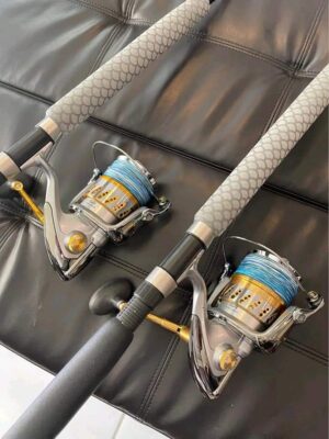 2 Shimano Stella reels and rods.