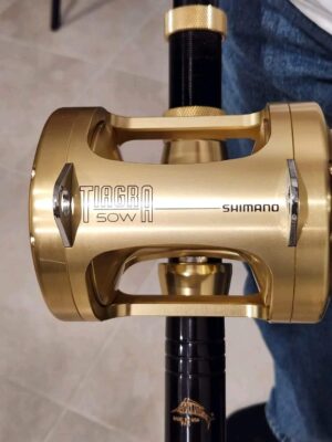 Brand new Shimano TI50W and rod.