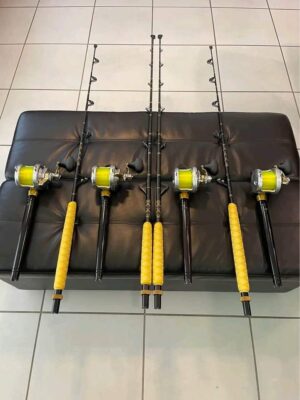 4 New Shimano Talica 20II 2 Speed reel with rods