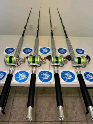 4 Shimano Talica 16 with rods .